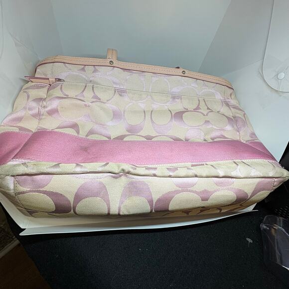 Coach large diaper tote bag baby pink - Picture 6 of 10